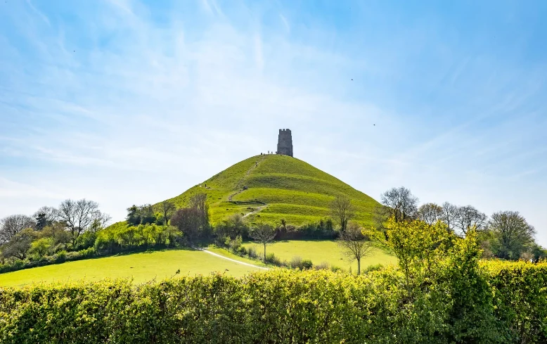 Walking the Isle of Avalon in Gratitude - Glastonbury Tor photo